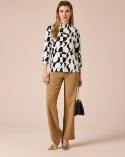 Online Shirt mit Bicolor-Druck Shirts & Tops