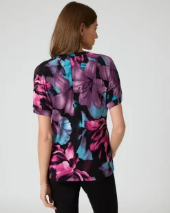 Outlet Shirt mit Blumen-Print Shirts & Tops