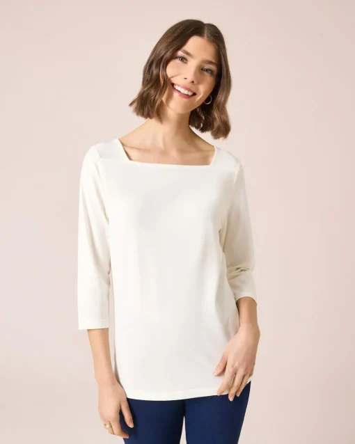 Shirt mit Carré-Ausschnitt Shirts & Tops