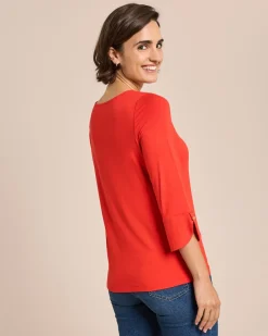 Outlet Shirt mit dekorativem 3/4-Arm Shirts & Tops