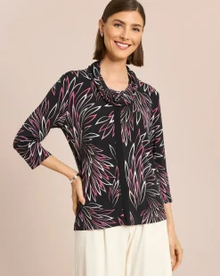 Shirt mit halsfernem Rollkragen Shirts & Tops