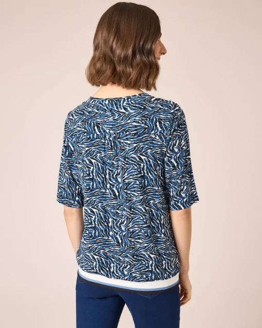Sale Shirt mit Key-Hole und Kordel Shirts & Tops