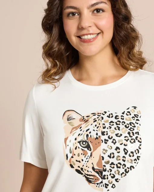 New Shirt mit Leoprint Shirts & Tops