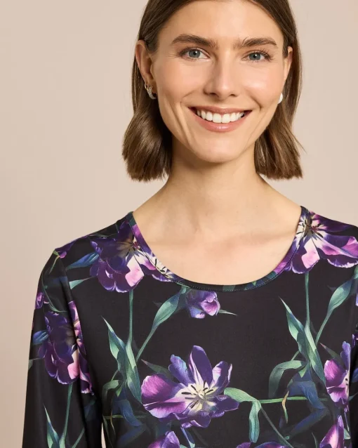 Best Shirt mit Liliendruck Shirts & Tops
