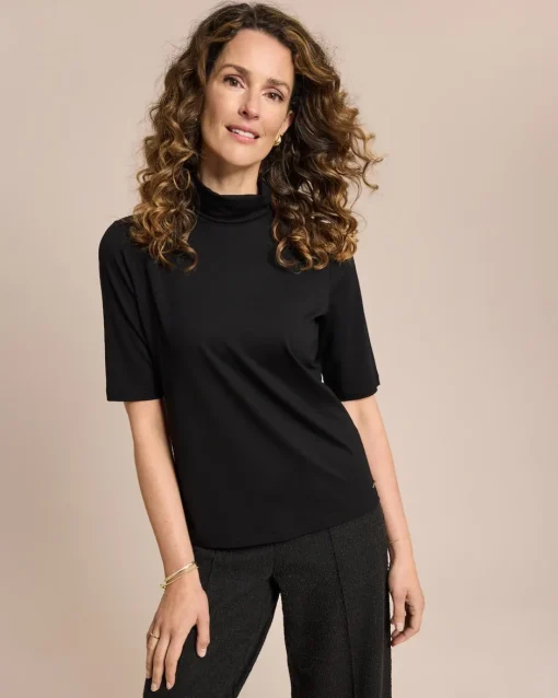 New Shirt mit Rollkragen halbarm Shirts & Tops