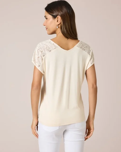 Hot Shirt mit Schulterdekor Shirts & Tops