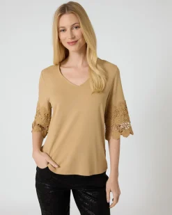 New Shirt mit Spitze Shirts & Tops