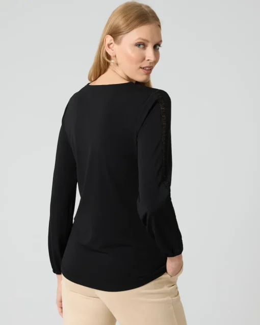 Clearance Shirt mit Spitze Shirts & Tops