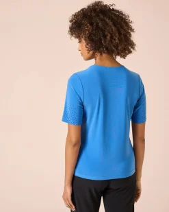 Clearance Shirt mit Strasssteinen Shirts & Tops