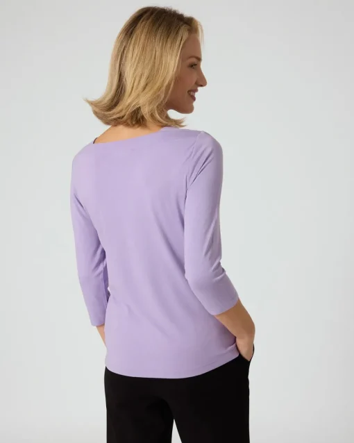 New Shirt mit U-Boot-Ausschnitt Shirts & Tops