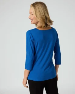 New Shirt mit U-Boot-Ausschnitt Shirts & Tops