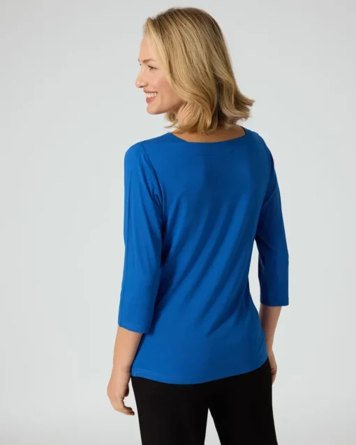 New Shirt mit U-Boot-Ausschnitt Shirts & Tops
