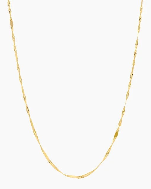 Sale Singapurkette, gespiegelt Halsketten & Colliers