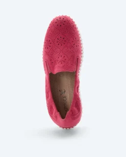 Discount Slipper mit Lochmuster Schuhe