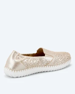 Discount Slipper mit Lochmuster Schuhe