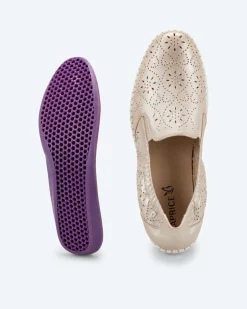 Discount Slipper mit Lochmuster Schuhe