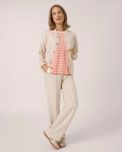 Clearance Soft Sweat Jacke mit Druckknöpfen Jacken & Mäntel