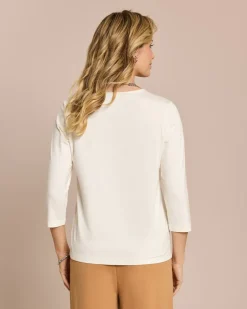 Outlet Statementshirt mit Skizze Shirts & Tops
