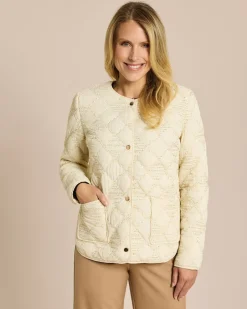 Discount Steppjacke mit Lurex Jacken & Mäntel