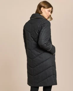 Steppmantel mit Kettendetail Jacken & Mäntel