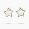 Stern-Ohrstecker mit Perlmutt Ohrringe