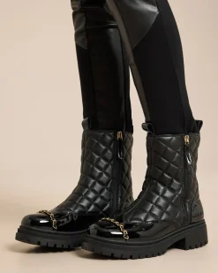 Online Stiefel mit Steppung Schuhe