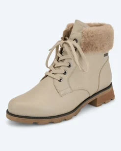 Online Stiefelette mit Webpelz Schuhe