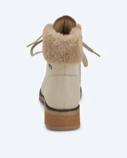 Online Stiefelette mit Webpelz Schuhe