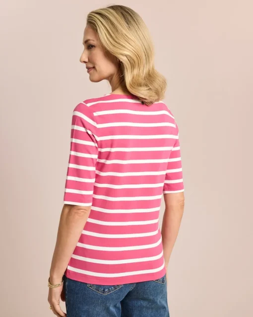 Outlet Streifen Shirt Shirts & Tops