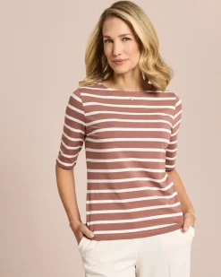 Outlet Streifen Shirt Shirts & Tops