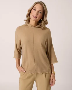 Discount Strick-Hoodie Kaschmirblend Strickware