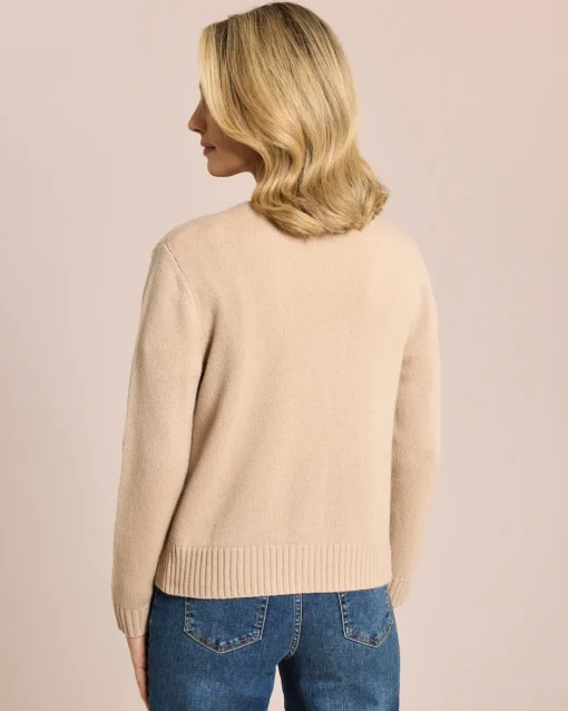 New Strickjacke 7/8 Arm Strickware