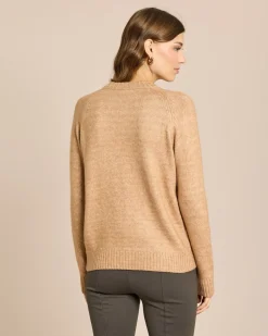 Sale Strickpullover mit Blumenstickerei Strickware