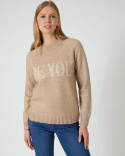 Discount Strickpullover mit Intarsia Strickware