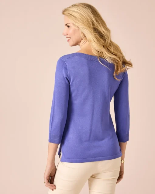 New Strickpullover mit U-Boot-Ausschnitt Strickware