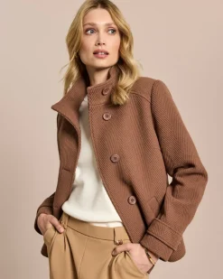 Online Strukturierte Wolljacke Jacken & Mäntel