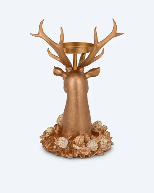 Outlet Stumpenkerzenhalter "Hirsch", hoch Dekoration