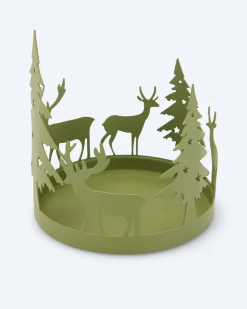 Sale Stumpenkerzenhalter "Wald", 4tlg. Dekoration
