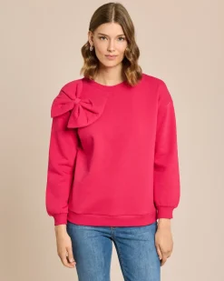 Best Sweatshirt mit großer Schleife Shirts & Tops