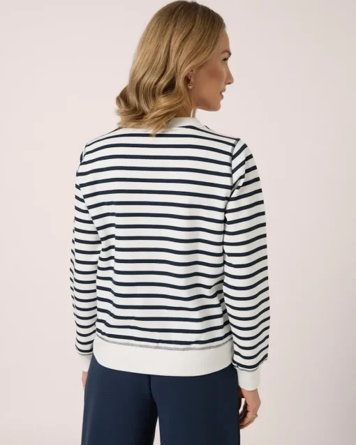 Clearance Sweatshirt mit Streifen Shirts & Tops