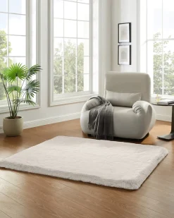 Discount Teppich Kaninchenfell-Optik 