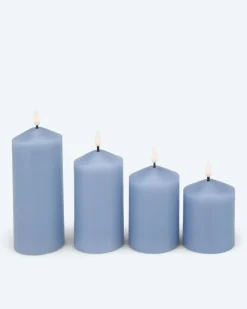 Online Touch-LED-Stumpenkerzen, 4tlg. Dekoration