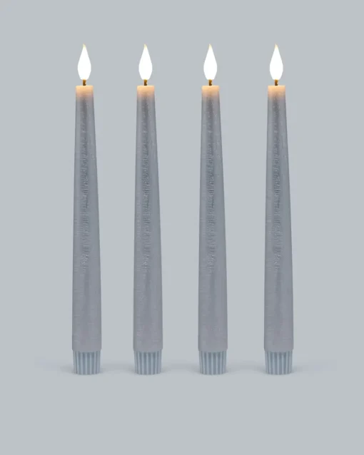 Clearance Touch-Stabkerzen Metallic, 4tlg. Dekoration