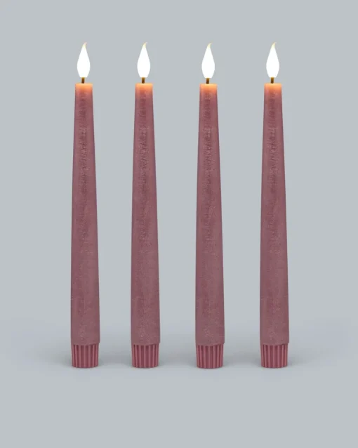 Clearance Touch-Stabkerzen Metallic, 4tlg. Dekoration