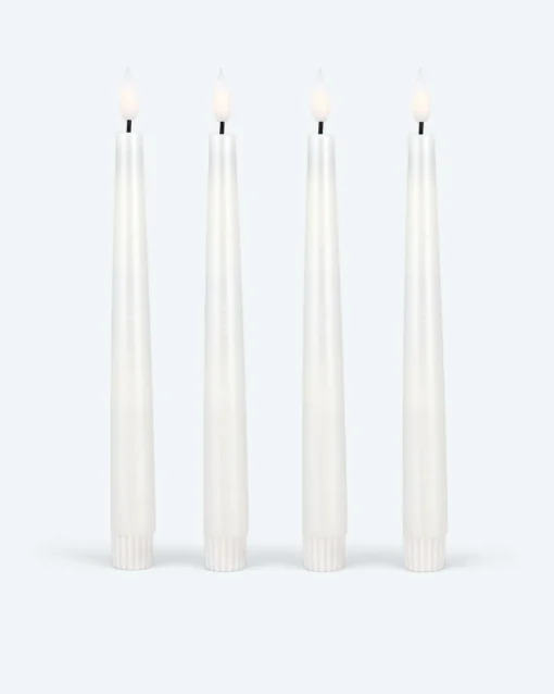 Clearance Touch-Stabkerzen Metallic, 4tlg. Dekoration