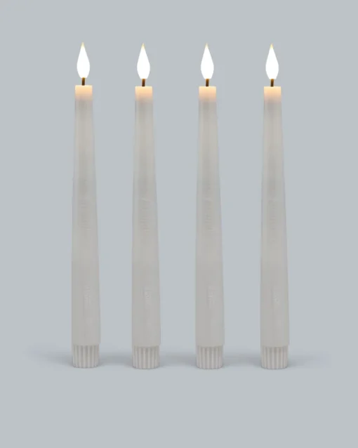 Clearance Touch-Stabkerzen Metallic, 4tlg. Dekoration
