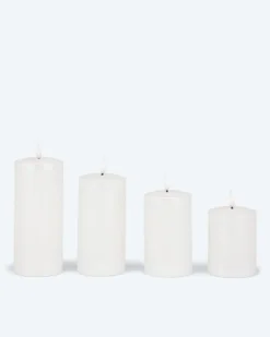 Sale Touch-Stumpenkerzen Metallic, 4tlg. Dekoration