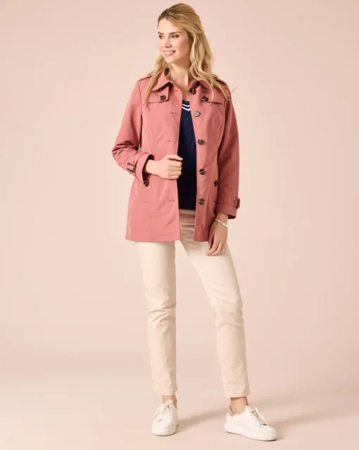 Hot Trenchcoat mit Dekoknöpfen Jacken & Mäntel