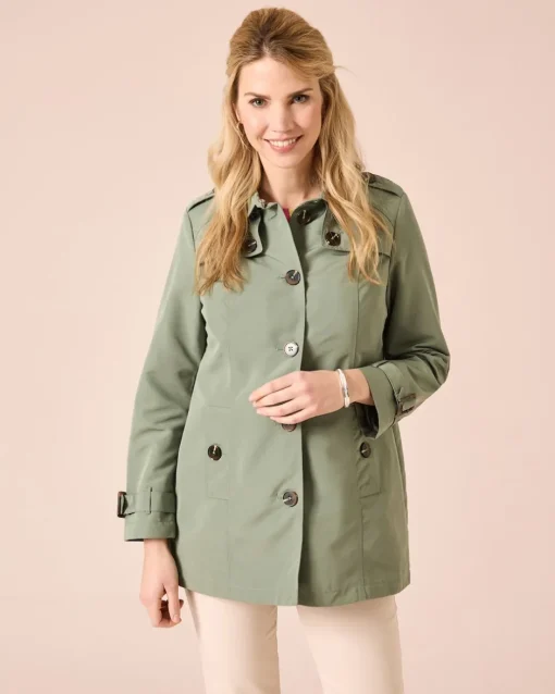 Hot Trenchcoat mit Dekoknöpfen Jacken & Mäntel