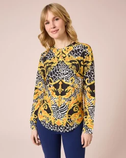 Discount Tunika mit Animal/ Ornamentmix Shirts & Tops